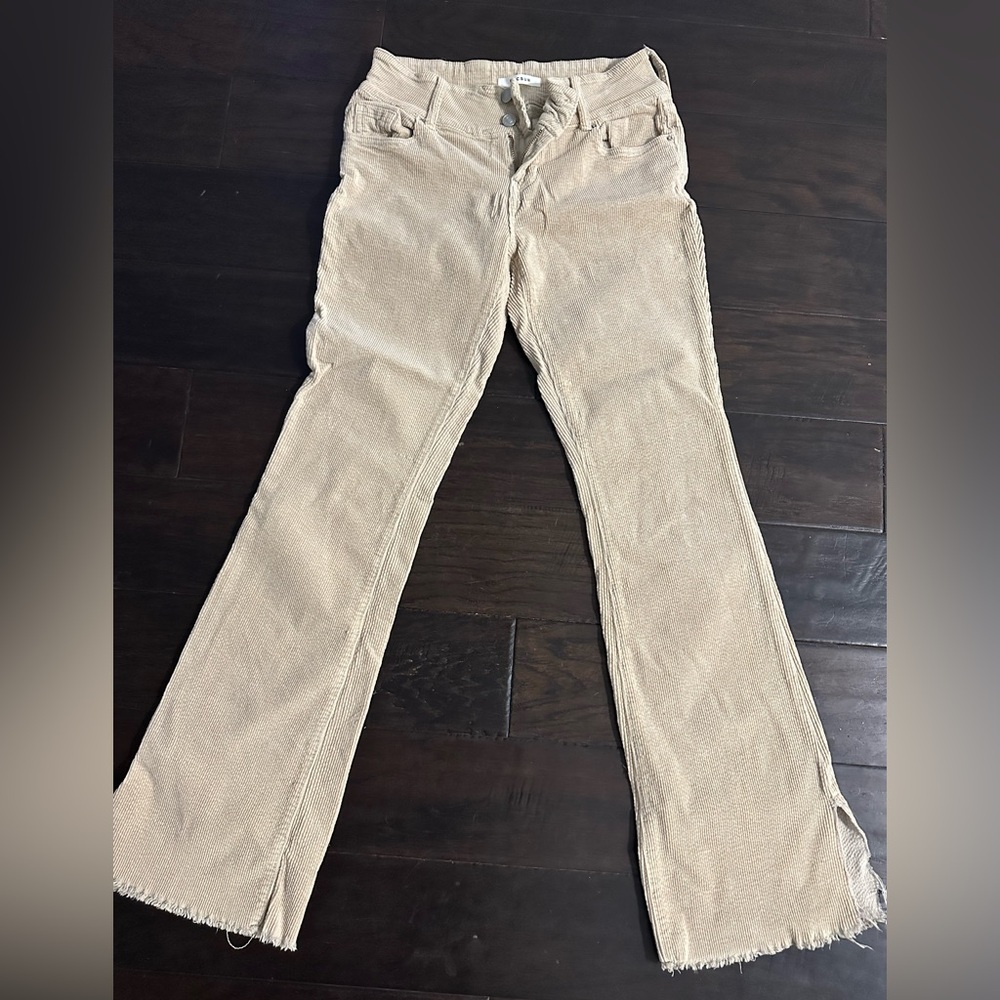 EUC pacsun size 28 x 32 corduroy bootcut raw hem pants
